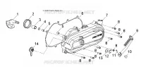 MOTOR, CLUTCH COVER AND KICK START