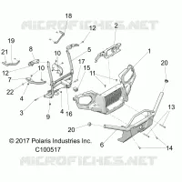 FRONTSTOSSSTANGE AND MOUNTING