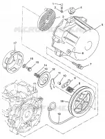 RÜCKZUG ANLASSER ULTRA SPX 0975678, ULTRA SPX SE H975678 and EUROPEAN ULTRA S (4939533953D005)