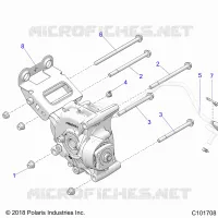 ANTRIEB, GEARCASE MOUNTING, REAR