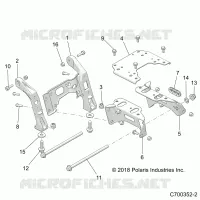 CHASSIS, MOUNTING, FRONT GETRIEBEGEHÃ„USE