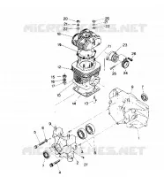 CRANKCASE AND ZYLINDER STAR TRAK (4912731273018A)