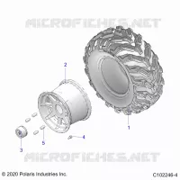 RADS, REAR TIRE