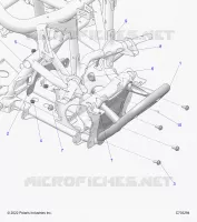 CHASSIS, MOUNTING, FRONT GEARCASE AND BUMPER VORNE