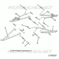 FRONT SUSPENSION CONTROL ARMS