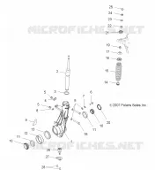 FRONT SUSPENSION STREBE