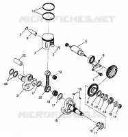 KOLBEN   KURBELWELLE SCRAMBLER W967840 (4935823582C012)