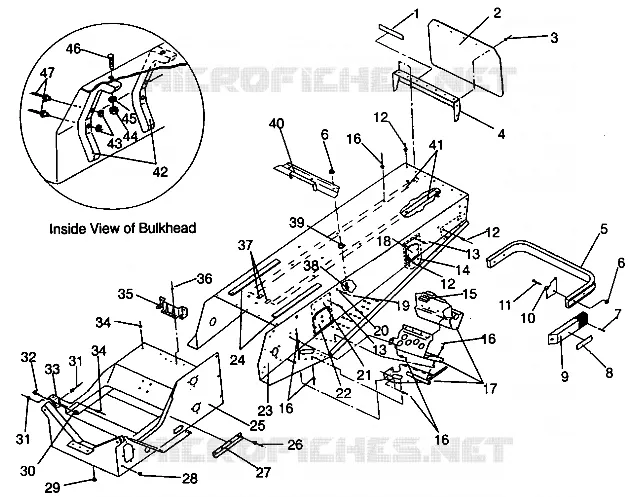 TUNNEL ASSEMBLY 440 XCR SP 0941660 (4927082708001A)