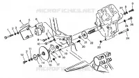 GETRIEBEGEHÄUSE/BREMSE AND KETTEN ??COVER MOUNTING XPLORER 400L W969140 (4935983598C005)