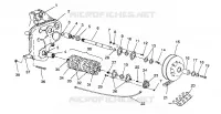 TRACK and ANTRIEBSWELLE ASSEMBLY WIDETRAK / 0932064 (4922982298015A)