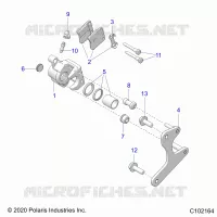 BRAKES, BREMSZANGE HINTEN
