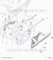 CHASSIS, FRONT GEARCASE AND BUMPER VORNE