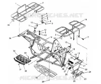 BUMPER / GEPÄCHTRÄGER MOUNTING 2X4 300 W947530 (4926742674A007)