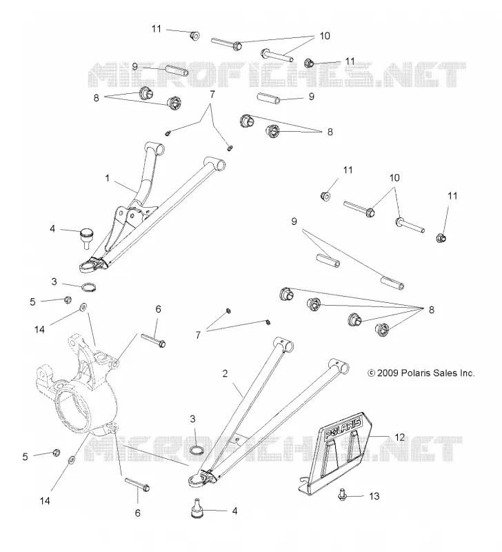 FRONT SUSPENSION A-ARMS