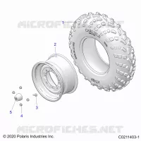 RADS, FRONT TIRE