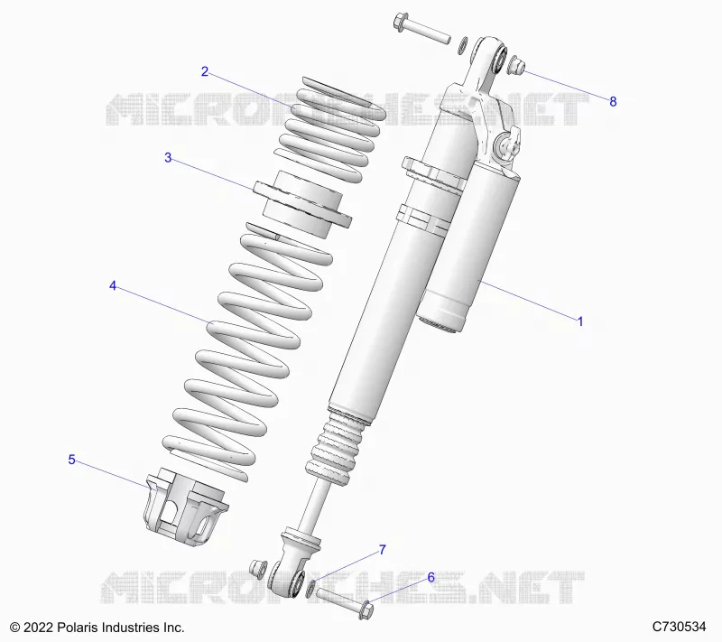 SUSPENSION, FRONT SHOCK MOUNTING, STANDARD/PREMIUM