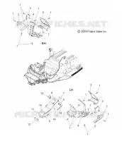 CHASSIS, FUßSTÜTZES AND CLUTCH GUARD