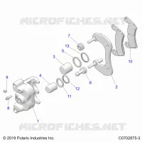 BRAKES, BREMSZANGE HINTEN