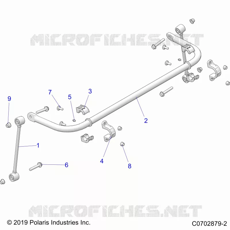 SUSPENSION, REAR STABILISATORSTANGE
