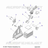 ELEKTRIC, BATTERY, MANUAL START POWER UP COMPONENTS