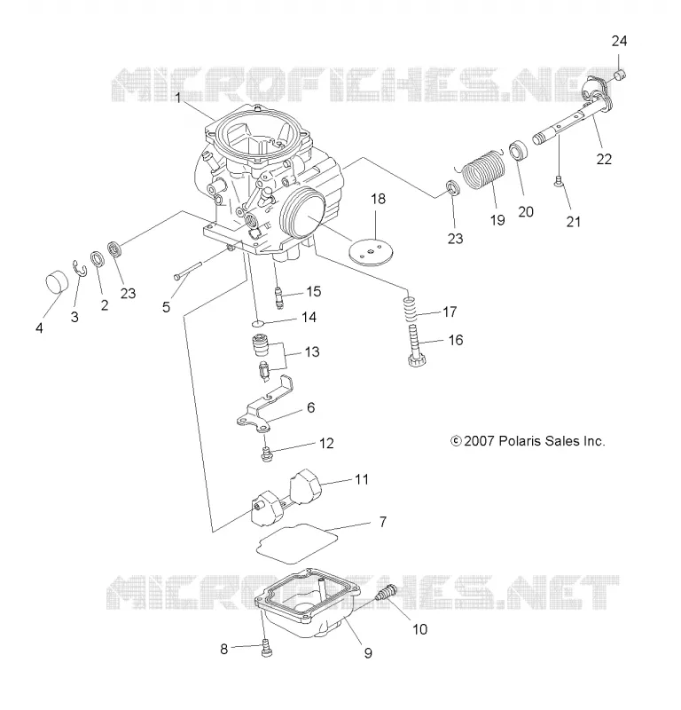 MOTOR, VERGASER, LOWER