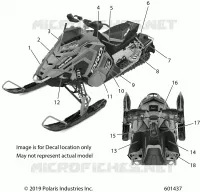 DECALS, WHITE SIDE PANEL OPTION