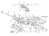 FRONT Drehmomentarm 500 EFI RMK 0962974 (4931983198B012)