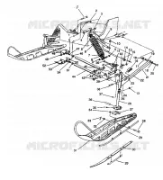 FRONT SUSPENSION AND SKI TRAIL DELUXE E940262 (49273827380011)