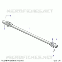 ANTRIEB, PROP SHAFT, FRONT