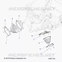 CHASSIS, TIE ROD BOOT ASM.