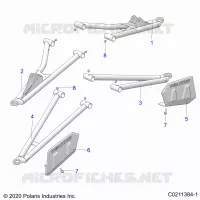 FRONT SUSPENSION A-ARMS