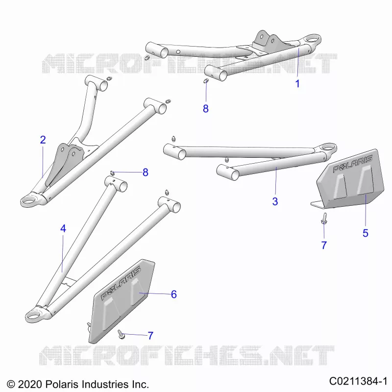 FRONT SUSPENSION A-ARMS