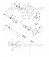 HECKANTRIEB ASSEMBLY 250 4x4 / W928127 (4922872287B011)