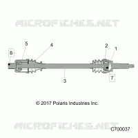ANTRIEB, REAR HALF SHAFT