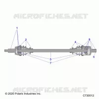 ANTRIEB, FRONT HALF SHAFT