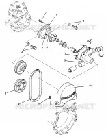 WASSERPUMPE Storm 0965782, Storm SKS 0965582,  Euro Storm E965782, Euro Stor (4931593159D003)