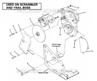 RIGHT HAND GEARCASE    BREMSE MOUNTING. (4911701170037A)
