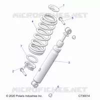 SUSPENSION, FRONT SHOCK MOUNTING