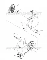 RÜCKZUG ANLASSER Scrambler W957840 (4927252725D004)