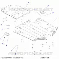 CHASSIS, SKID PLATES