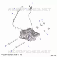 ANTRIEB, FRONT GEARCASE MOUNTING