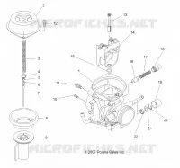 MOTOR, VERGASER, UPPER