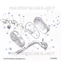 ANTRIEB, CLUTCH COVER AND DUCTING