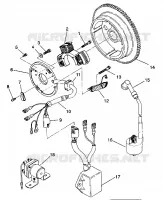 MAGNETO ASSEMBLY 6X6 350L S938739 (4924362436051A)