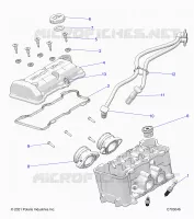 ENGINE, THROTTLE BODY AND VENTILDECKEL