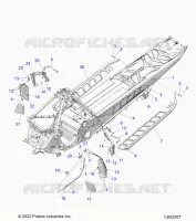 CHASSIS, CLUTCH GUARD, FOOTRESTS, AND RUNNING BOARDS
