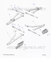 FRONT SUSPENSION CONTROL ARMS