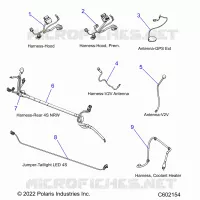 ELEKTRIC, WIRE HARNESSES, HOOD/JUMPERS, GPS