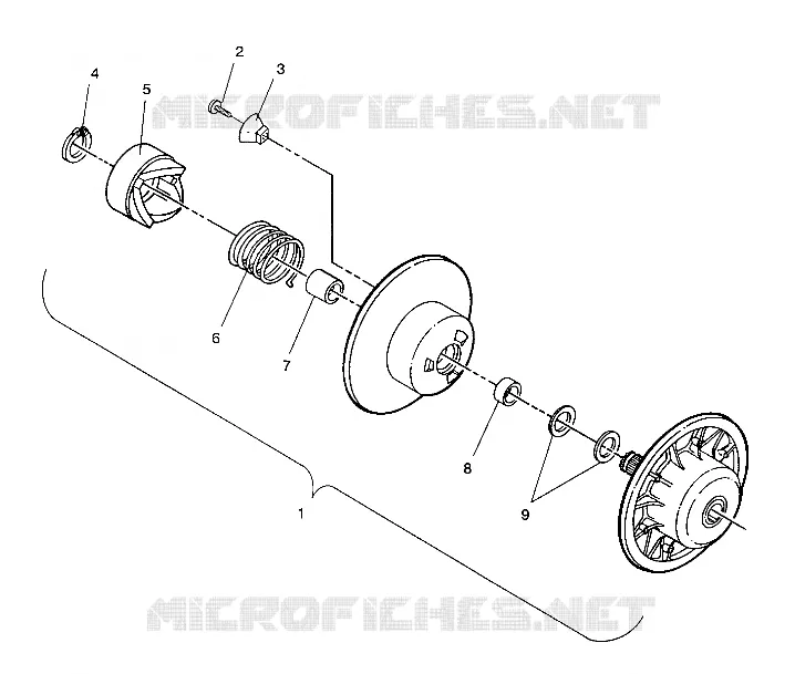angetriebene Kupplungs ASSEMBLY LITE GT/0933133 and STARLITE GT/0933127 (4923232323020A)