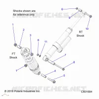 SUSPENSION, SHOCK MOUNTING, REAR SUSP.